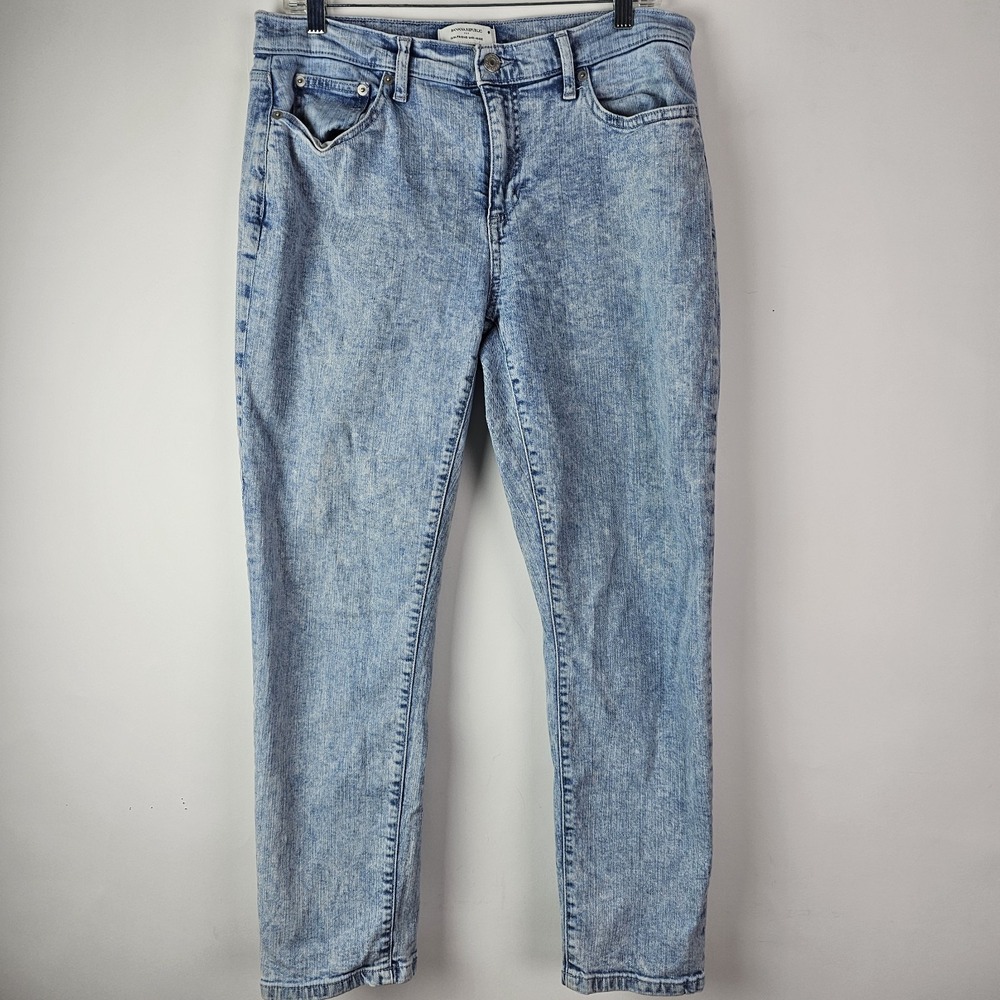 Banana Republic Girlfriend Jeans Women 30 10 Blue Light Wash Denim Mid Rise